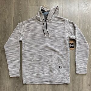 Black and white Dikotomy mens long sleeve shirt